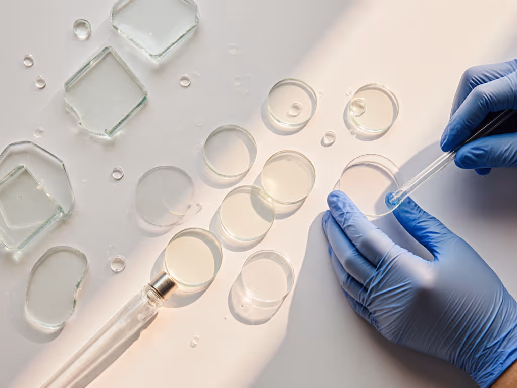 preparing_microscope_slide_with_gloves