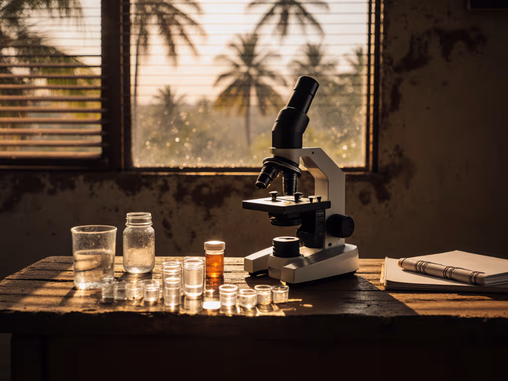 field_microscopy_in_tropical_clinic