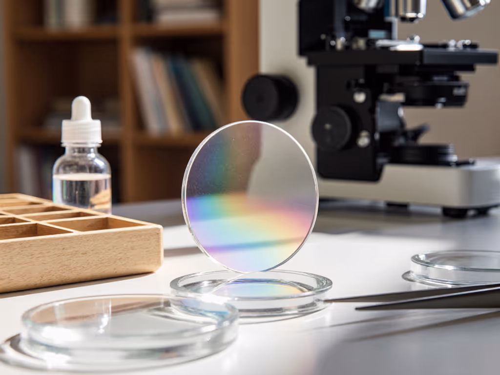 Clear Microscope Slides: Cover Slip Setup Simplified