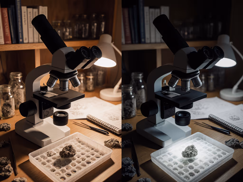 Microscope Ring Lights vs Fiber Optic: Shadow Effects Compared