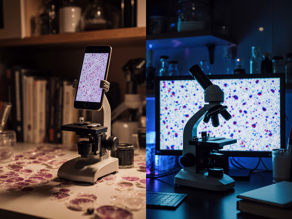 Stop Mounting Headaches: Smartphone vs Digital Microscope Cameras