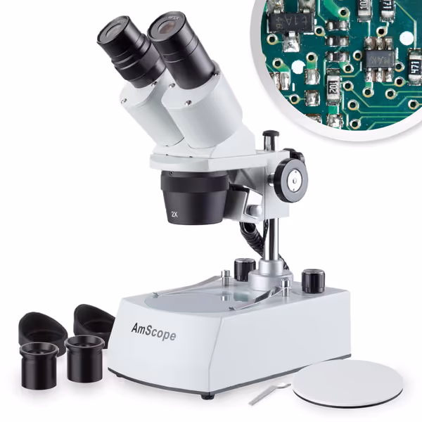 AmScope SE306R-P-LED Stereo Microscope