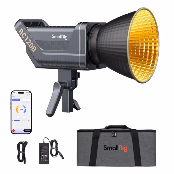 SMALLRIG RC 120B 120W Bi-Color Cob Video Light